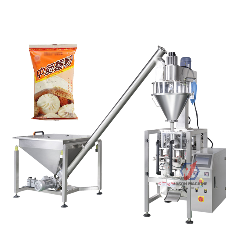 多功能全自动玉米面粉高筋小麦面粉包装机 螺杆定量粉末灌装机